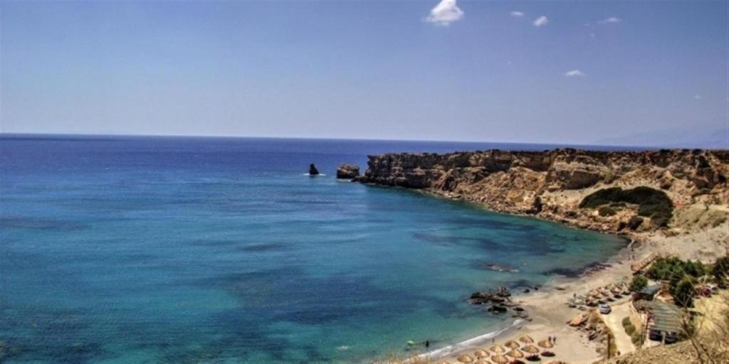 Villa George Sea View With Pool - Triopetra Buitenkant foto