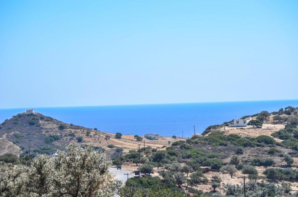 Villa George Sea View With Pool - Triopetra Buitenkant foto