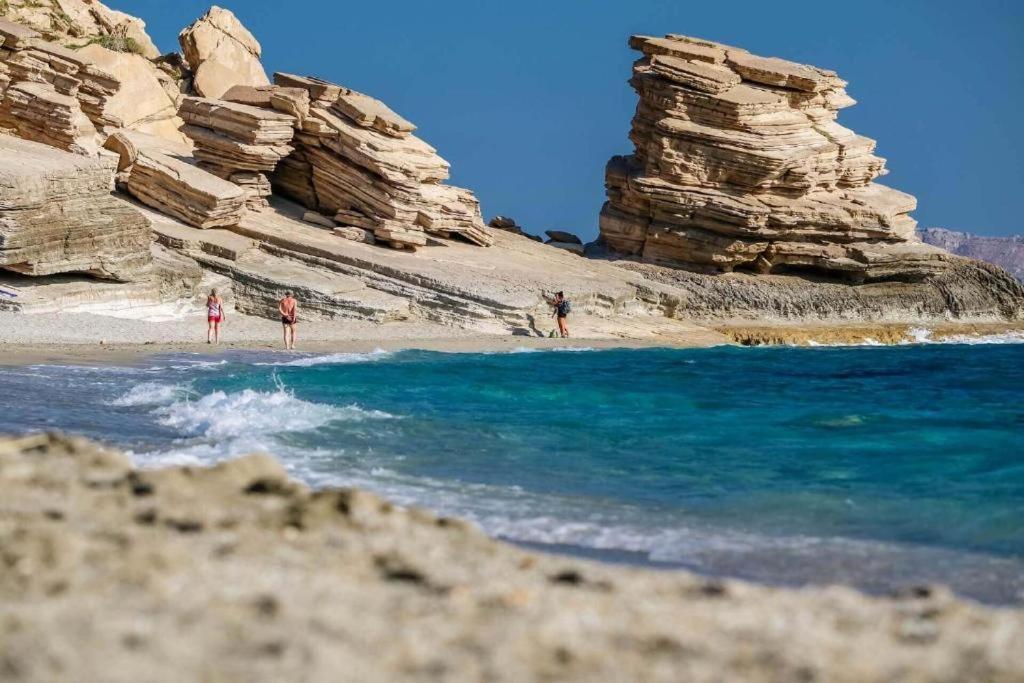 Villa George Sea View With Pool - Triopetra Buitenkant foto
