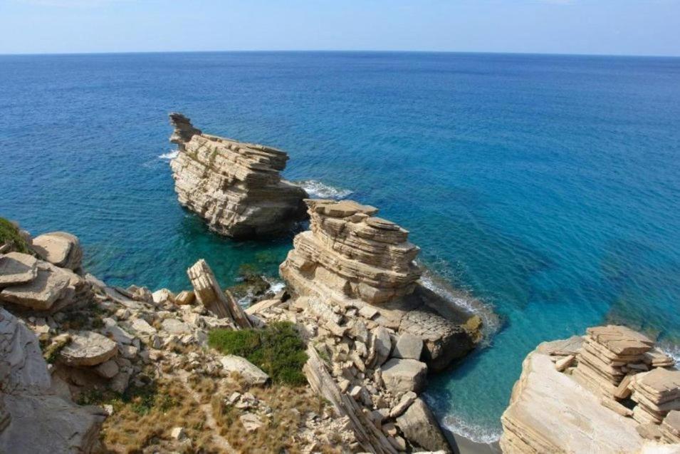 Villa George Sea View With Pool - Triopetra Buitenkant foto
