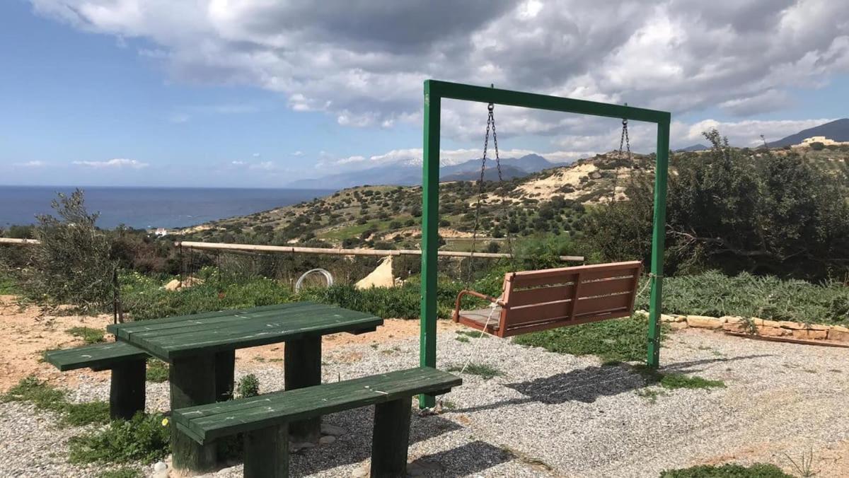Villa George Sea View With Pool - Triopetra Buitenkant foto