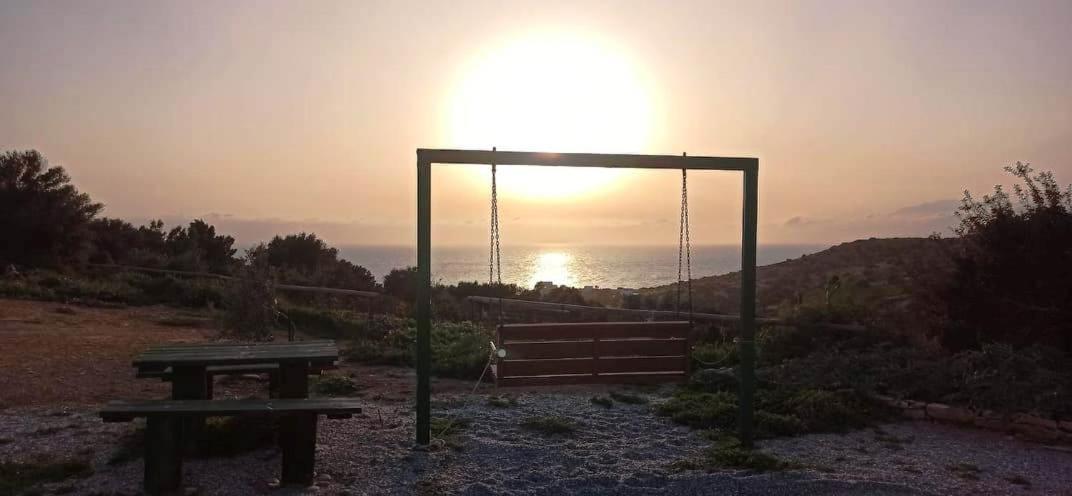 Villa George Sea View With Pool - Triopetra Buitenkant foto